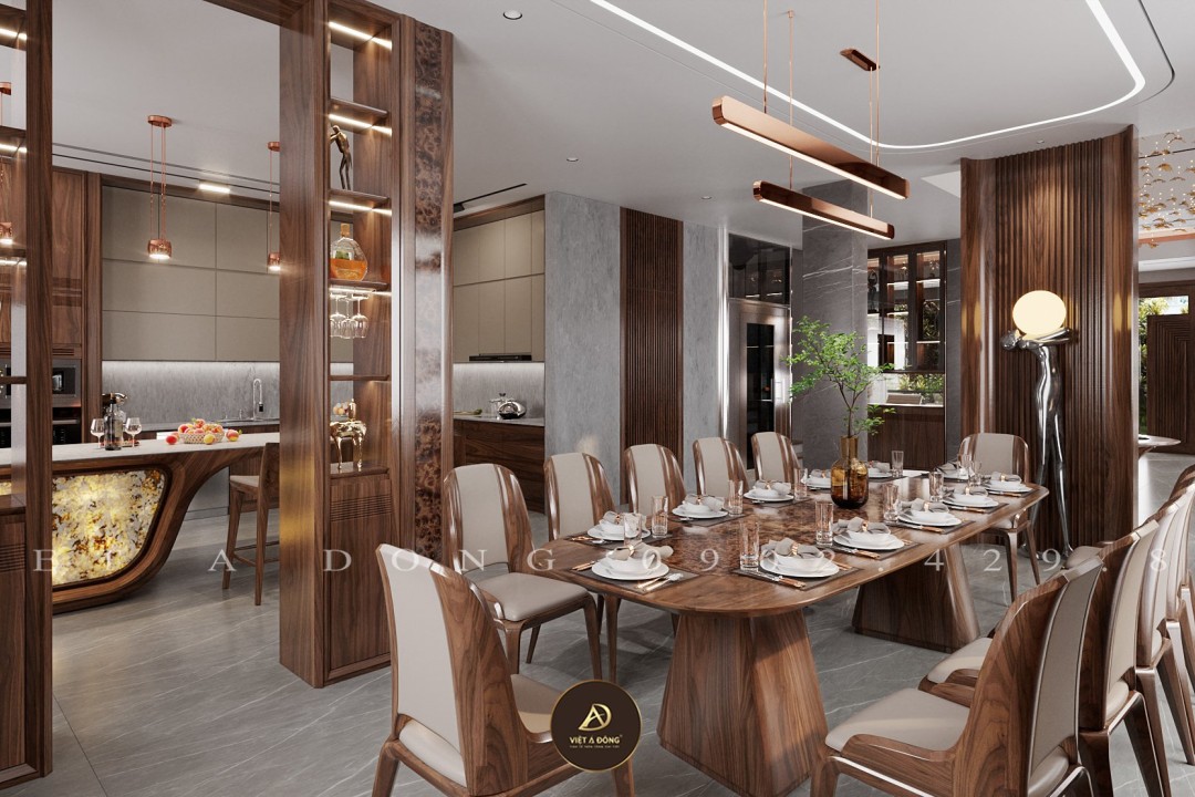 Bàn ăn gỗ óc chó BA - 24